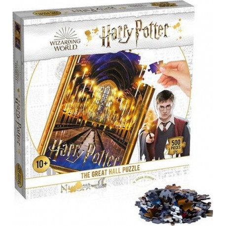 WINNING MOVES Puzzle 500 pièces La grande salle Harry Potter