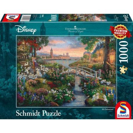 Schmidt Puzzle Disney les 101 Dalmatiens 1000 pièces