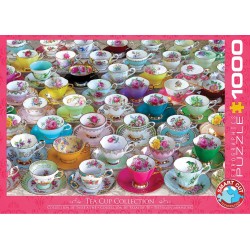 Eurographics Puzzle 1000 pièces : Collection de tasses de thé