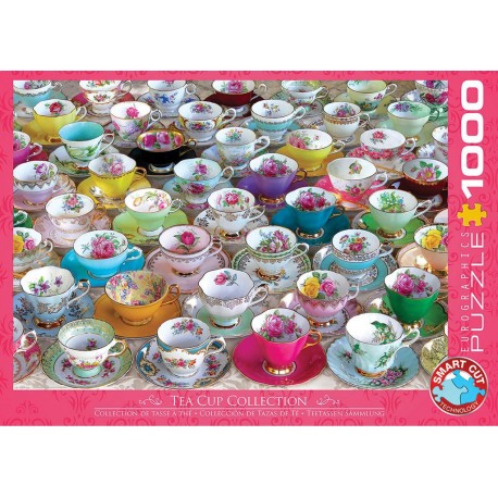 Eurographics Puzzle 1000 pièces : Collection de tasses de thé