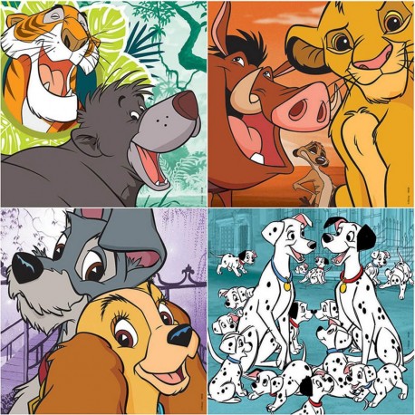 EDUCA Puzzles progressifs de 12 à 25 pièces : Disney Classiques