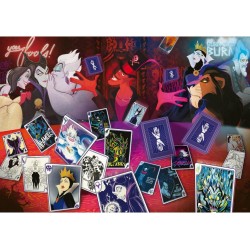 Trefl Puzzle 1000 pièces : Villains Disney Seules les bonnes cartes