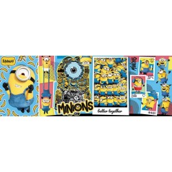 Trefl Puzzle 1000 pièces panoramique : Minions, l'ascension de Gru