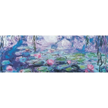 Eurographics Puzzle 1000 pièces panoramique : Claude Monet : Les Nymphéas