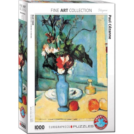 Eurographics Puzzle 1000 pièces : Vase bleu, Paul Cézanne