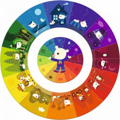 Djeco Puzzle geant j apprends les couleurs