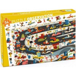 Djeco Puzzle Observation Rallye Automobile 54 pieces