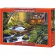 Castorland Puzzle 1000 pièces : Chalet confortable au bord du ruisseau