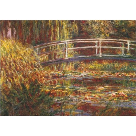 DToys Puzzle 1000 pièces Monet : Le pont japonais