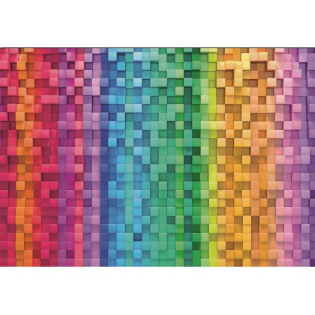 CLEMENTONI Puzzle 1500 pièces : Colorboom collection : Pixel