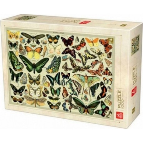 DToys Puzzle Encyclopedie Papillons 1000 pieces