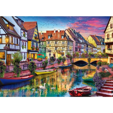 Trefl Puzzle 2000 pièces : Colmar, France