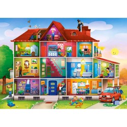 Castorland Puzzle 120 pièces : La vie à la maison