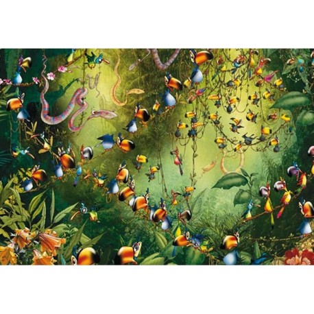 Piatnik Puzzle 1000 pièces : Toucans