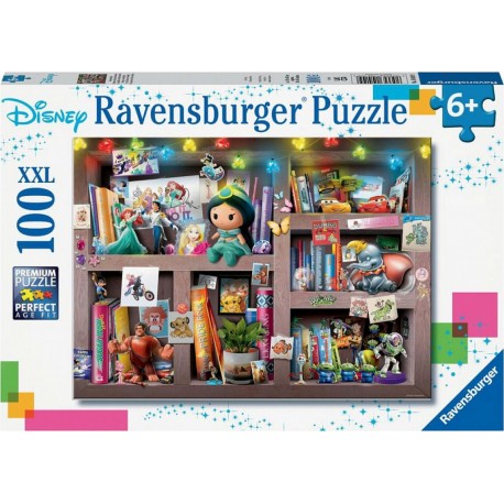 RAVENSBURGER Puzzle 100 p xxl l'étagère du collectionneur disney