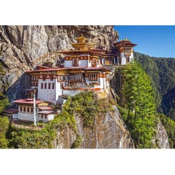 Castorland Puzzle 500 pièces : Vue de Paro Taktsang, Bhoutan,