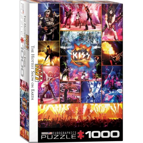 Eurographics Puzzle 1000 pièces : Groupe de rock KISS