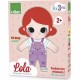 Vilac Lola a habiller Puzzle 3 pieces en bois