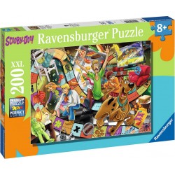 RAVENSBURGER Puzzle 200 pièces XXL Jeu de piste avec Scooby-Doo