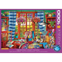 Eurographics Puzzle 1000 pièces : Salle de courtepointe