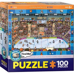 Eurographics Puzzle 100 pièces : Cherche et trouve : Hockey sur glace