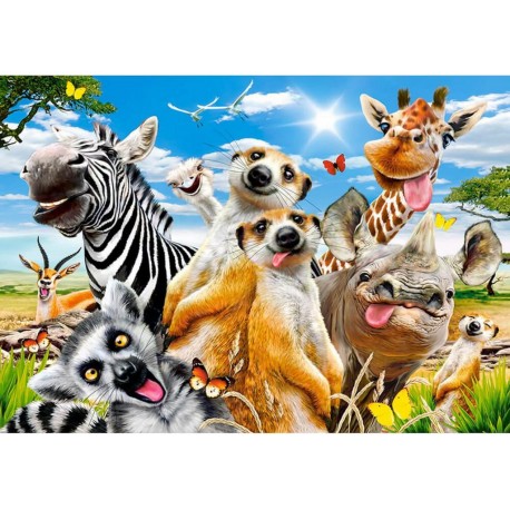 Castorland Puzzle 500 pièces : Selfie Africain