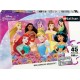 Nathan PUZZLE 45 P LES PRINCESSES DISNEY