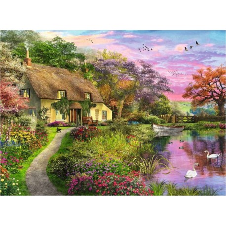 RAVENSBURGER Puzzle 500 p maison de campagne