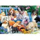 Trefl Puzzle 1000 pièces : Chiens du jardin