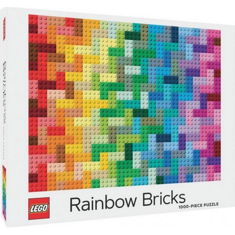 Puzzle 1000 pièces : Briques Arc-en-ciel LEGO®