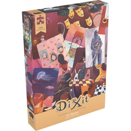 Asmodee Puzzle 1000 pièces : Dixit : Red MishMash