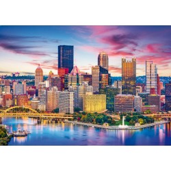 Trefl Puzzle 1000 pièces : Pittsburgh, Pennsylvanie, USA