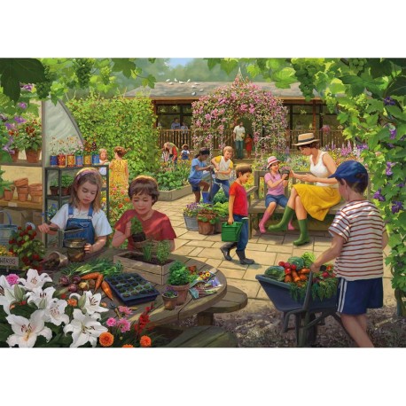 Puzzle 1000 pièces :  Le potager Puzzle 1000 pièces : Le potager Puzzle 1000 pièces : Le potager