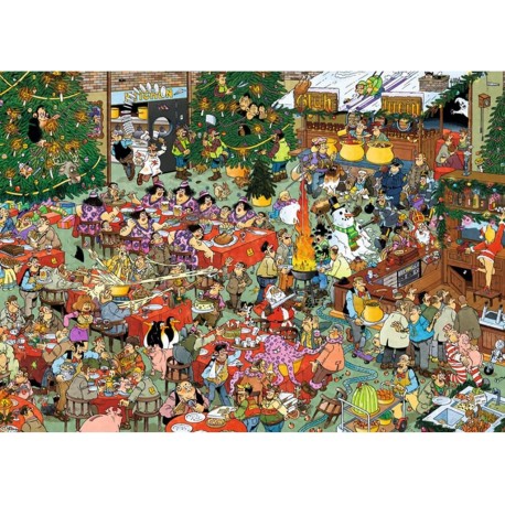 Jumbo Puzzle 2 x 1000 pièces : Jan Van Haasteren : Cadeaux de Noël