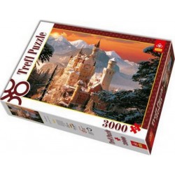 Trefl Puzzle 3000 pièces Château de Neuschwanstein en hiver