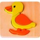 Puzzle en bois JOUECO bois ecologique Canard enfant