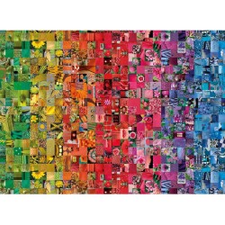 CLEMENTONI Puzzle 1000 pièces Colorboom