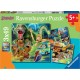 RAVENSBURGER Puzzles 3x49 pieces les aventures de scooby-doo