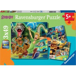 RAVENSBURGER Puzzles 3x49 pieces les aventures de scooby-doo