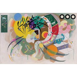 Eurographics Puzzle 1000 pièces : Kadinsky : Dominant Curve