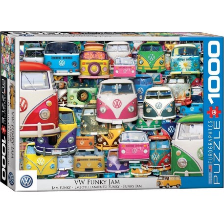 Eurographics Puzzle 1000 pièces : Les vans Volskwagen