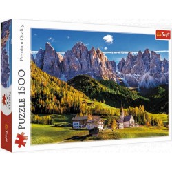 Trefl Val di Funes Valley Dolomites Italie puzzle de 1500 pièces