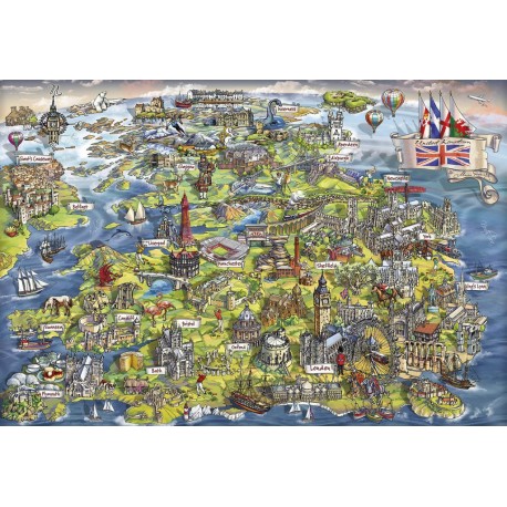 Gibsons Puzzle 500 pièces : Belle Grande-Bretagne