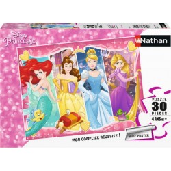 Nathan PUZZLE 30 P DISNEY PRINCESSES (TITR