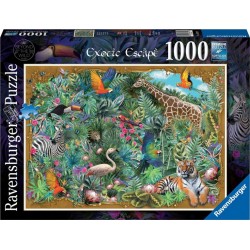 RAVENSBURGER Puzzle 1000 p evasion exotique