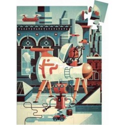 Djeco Puzzle 36 pieces, Bob le robot