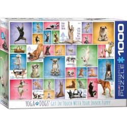 Eurographics Puzzle 1000 pièces : Chiens de yoga