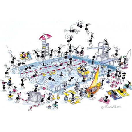 Puzzle 540 pièces : La piscine