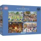 Gibsons Puzzle 4 x 500 pièces : Fêtes de village