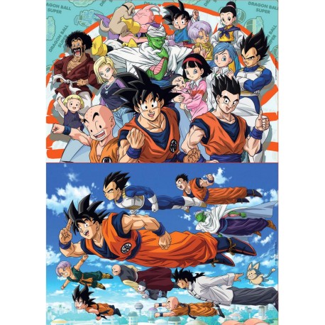 EDUCA Puzzle 2 x 100 pièces : Dragon Ball